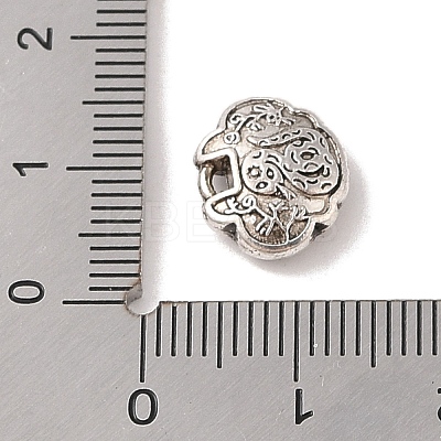 Tibetan Style Alloy Charms TIBE-Q090-17AS-1