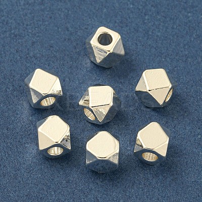 Rack Plating Brass Spacer Beads FIND-T071-03S-C-RS-1