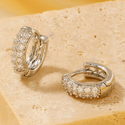 Elegant Vintage Brass Hoop Earrings FH4971-1-1