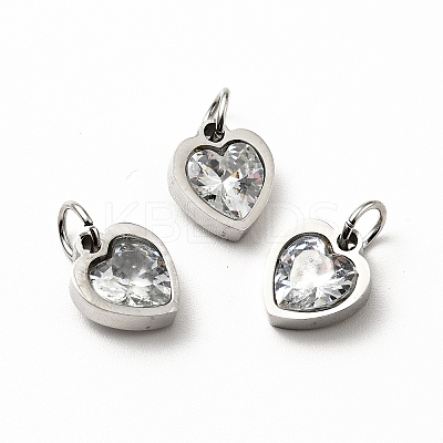 304 Stainless Steel Pendants STAS-D189-06P-01-1