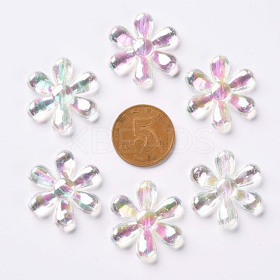 Transparent Acrylic Beads TACR-S154-35C-205-1
