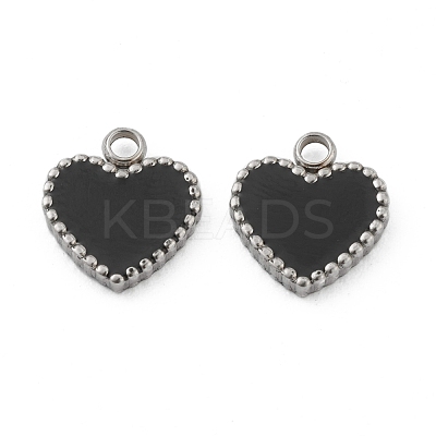 Fashion 304 Stainless Steel Enamel Charms STAS-Z009-12P-1