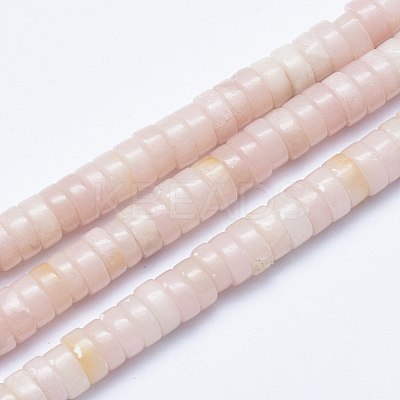 Natural Pink Opal Beads Strands G-E444-30-6mm-1