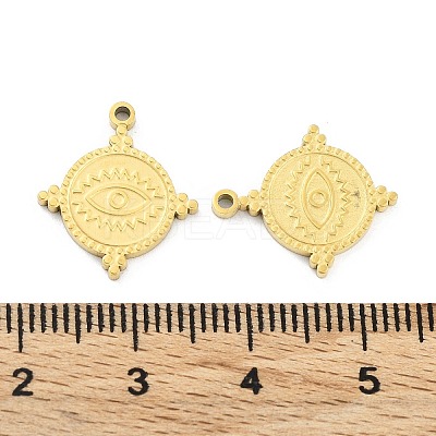 Ion Plating(IP) 316L Surgical Stainless Steel Pendants STAS-D029-31G-1