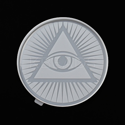 Eye of Providence/All-seeing Eye DIY Silicone Statue Mold LS-AJEW-D052-02-1