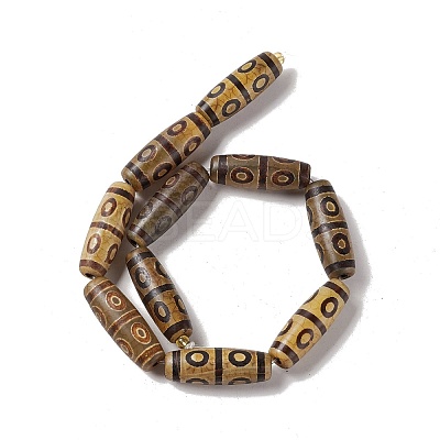 Tibetan Style dZi Beads Strands G-A024-01P-1
