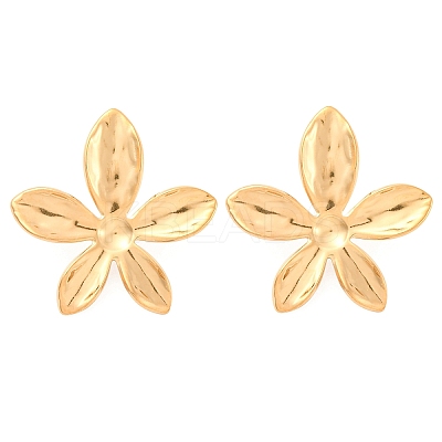 304 Stainless Steel Stud Earrings for Women EJEW-K306-16G-1