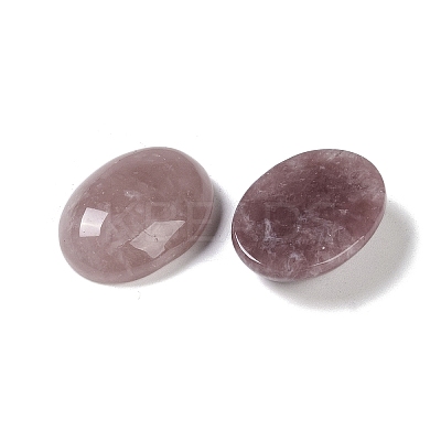 Natural Strawberry Quartz Cabochons G-B080-01A-05-1