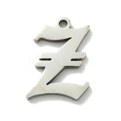 Non-Tarnish 201 Stainless Steel Pendants STAS-B055-01P-Z-1
