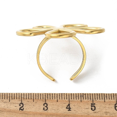 304 Stainless Steel Cuff Rings LS-RJEW-S621-02A-G-1