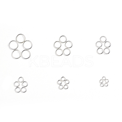Brass Open Jump Rings KK-JQ0001-01S-1