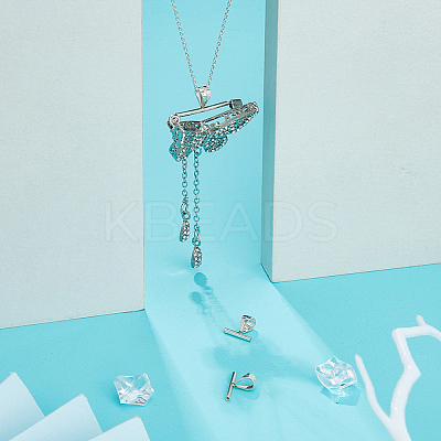 3Pcs 3 Styles Pin to Pendant Converter STER-FH0001-12-1