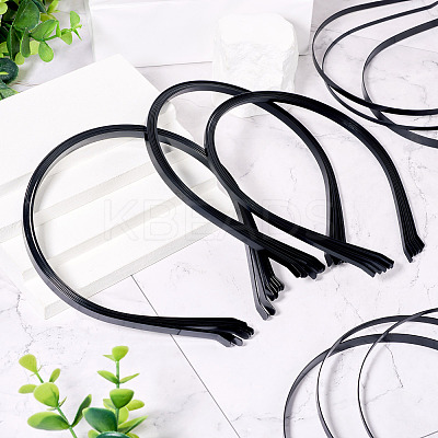 30Pcs 3 Styles Hair Accessories Iron Hair Band Findings OHAR-TA0001-08B-1