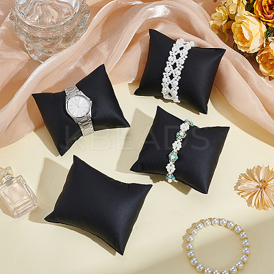 PU Leather Jewelry Watch/Bracelet Display Pillows LS-ODIS-WH0043-198A-1