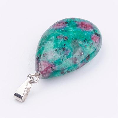 Natural & Synthetic Mixed Gemstone Pendants G-S045-9-B-1