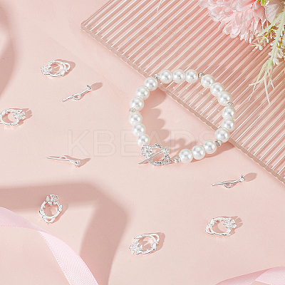 10Pcs Eco-friendly Brass Toggle Clasps KK-BBC0009-94-1