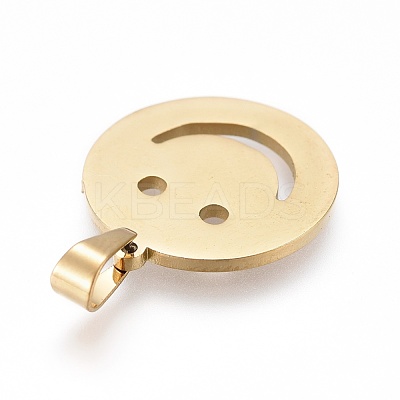 Ion Plating(IP) 304 Stainless Steel Pendants STAS-K191-37G-1