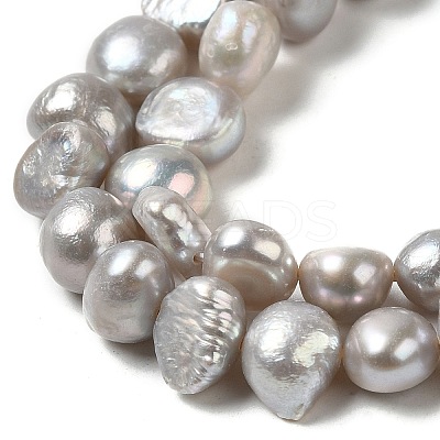 Natural Cultured Freshwater Pearl Beads Strands PEAR-E017-40-1