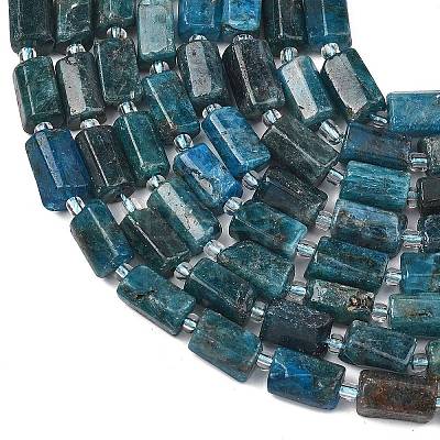 Natural Apatite Beads Strands G-H352-A01-02-1