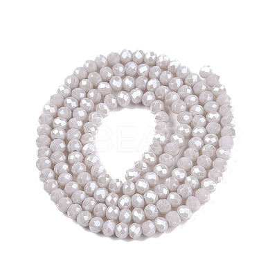 Electroplate Glass Beads Strands EGLA-A044-P2mm-A19-1