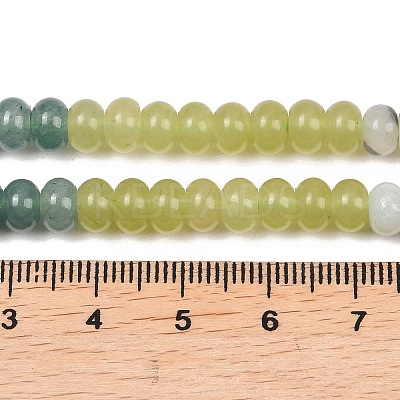 Natural Flower Amazonite & Dyed White Jade & Quartz Crystal Beads Strands G-Z135-C05-1
