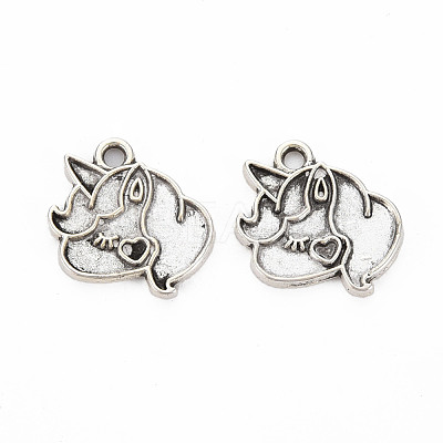 Tibetan Style Alloy Pendant Enamel Settings TIBEP-N010-010AS-RS-1