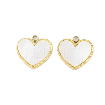 Natural Shell Charms STAS-P366-22B-G-1