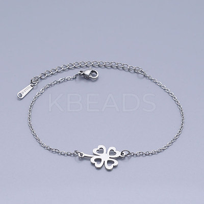 Tarnish Resistant 201 Stainless Steel Link Bracelets BJEW-T011-JN509-1-1