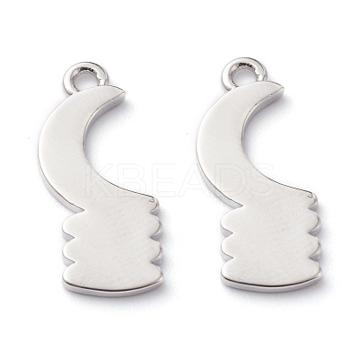 Brass Pendants KK-Z010-21P-1