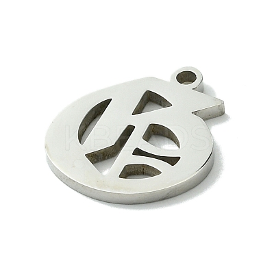 Non-Tarnish 201 Stainless Steel Pendants STAS-B055-01P-G-1