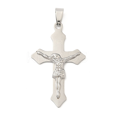 201 Stainless Steel Laser Cut Pendants STAS-P428-13P-01-1