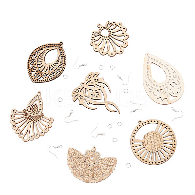 DIY Dangle Earring Making Kits DIY-BY0001-01-1
