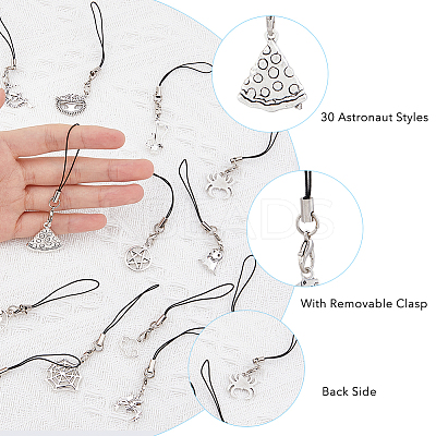 Fairy Tales Style Cell Phone Straps HJEW-FH0001-40-1