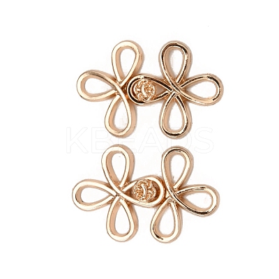 Alloy Chinese Knots Frog Buttons BUTT-WH0015-49B-01-1