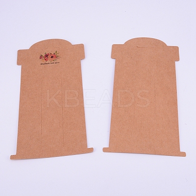 Hair Clip Display Cards LS-DIY-WH0167-86G-1