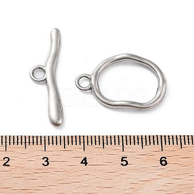 304 Stainless Steel Toggle Clasps STAS-A092-04B-P-1