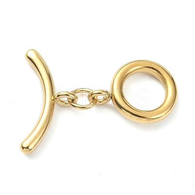 Ion Plating(IP) 304 Stainless Steel Toggle Clasps STAS-E194-09G-A-1