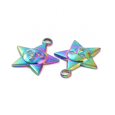 Ion Plating(IP) 304 Stainless Steel Pendants STAS-C003-14MC-1