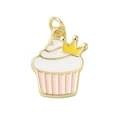Rack Plating Brass Enamel Pendants KK-S372-03A-01-1
