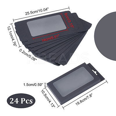 Rectangle Foldable Creative Cardboard Boxes LS-CON-WH0087-99B-1
