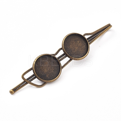 Iron Hair Bobby Pin Findings IFIN-WH0051-93C-1