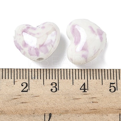 Glazed Porcelain Beads PORC-K003-04A-1