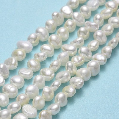Natural Cultured Freshwater Pearl Beads Strands PEAR-A005-05D-01-1