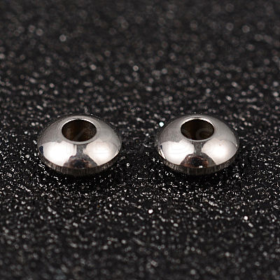 Tarnish Resistant 304 Stainless Steel Spacer Beads STAS-K124-08P-1