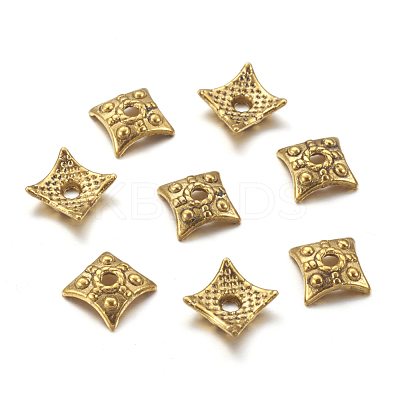 Tibetan Style Bead Caps GLF0573Y-NF-1