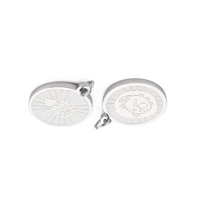 Non-Tarnish 304 Stainless Steel Charms STAS-N097-158P-1