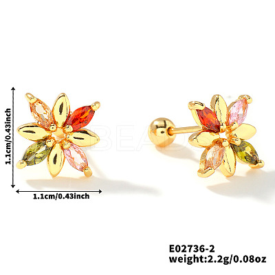 Chic Flower Cartilage Earrings WQ5756-3-1