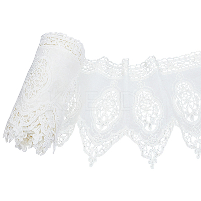 3 Yards Cotton Embroidery Flower Lace Trim OCOR-FG0002-87-1