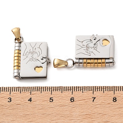 304 Stainless Steel Pendants SA-CBA694E-01GP-03-1