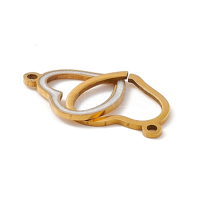 304 Stainless Steel Enamel Connector Charms LS-STAS-E179-12G-03-1